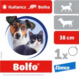 Elanco Bolfo nyakörv kistestű kutyák és macskák részére A. U. V. (38 cm)