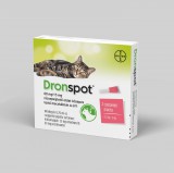 Elanco Dronspot 60 mg/15 mg rácsepegtető oldat közepes testű macskáknak A.U.V. (2x0,70 ml; 2,5-5 kg macskáknak) 2 db ampulla