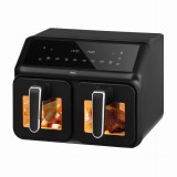Eldom FR210 AirFryer Forrólevegős sütő 8L 2200 Watt - Fekete (FR210 DUALCRISP)