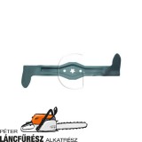 Electrolux 168720, 175450 fűnyíró kés L 533 mm, vastagság 3,8 mm, W 143 mm