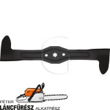 Electrolux 168721, 175451 fűnyíró kés L 533 mm, Ø szélső furatok 13 mm