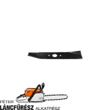 Electrolux 9484H, 25321 fűnyíró kés, L 371 mm, Ø szélső furatok 11,9 mm