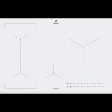 Electrolux Bridge 600 SLIM-FIT Indukciós főzőlap - Fehér (EIV83443BW)