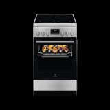 Electrolux LKR540267X inox, szabadonálló, kerámialapos, elektromos, főzőzóna: 4, sütő:57L, grill, tűzhely