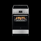 Electrolux LKR540267X inox, szabadonálló, kerámialapos, elektromos, főzőzóna: 4, sütő:57L, grill, tűzhely