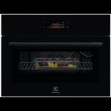 Electrolux LVL8E09Z CombiQuick beépíthető kompakt sütő mikrohullámmal fekete