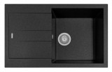 Elegance AM7810 1B 1D gránit mosogatótálca Plados - Nero