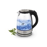 Elegáns Elektromos Vízforraló Üvegből LED Fényeffekttel 1.7 L Yosemite - Esperanza - EKK012