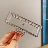 Elegáns Ezüst Hurok Hajcsat Hajdísz Női Frizurákhoz