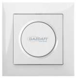 ELEKTRO-PLAST 1407-10plus1471-00 "Sentia" LED fényerőszabályzó kapcsoló, süllyesztett, fehér, 0-100W, IP20, 250V, 10A, kerettel