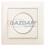 ELEKTRO-PLAST 1407-11 "Sentia" fényerőszabályzó kapcsoló, süllyesztett, krém, IP20, Ledekhez, 0-100W