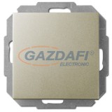 ELEKTRO-PLAST 1410-57 "Sentia" egypólusú kapcsoló, süllyesztett, szatén, IP20, 250V, 10A, keret nélkül