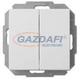 ELEKTRO-PLAST 1411-10 "Sentia" csillárkapcsoló, süllyesztett, fehér, IP20, 250V, 10A, keret nélkül