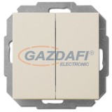 ELEKTRO-PLAST 1411-11 "Sentia" csillárkapcsoló, süllyesztett, krém, IP20, 250V, 10A, keret nélkül