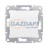 ELEKTRO-PLAST 1412-10 "Sentia" alternatív váltókapcsoló, süllyesztett, fehér, IP20, 250V, 10A, keret nélkül