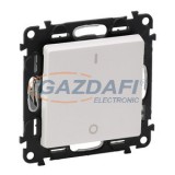 ELEKTRO-PLAST 1419-10 "Sentia" kétpólusú kapcsoló, süllyesztett, fehér, IP20, 250V, 10A