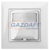 ELEKTRO-PLAST 1463-00 "Sentia" infra mozgásérzékelő kerettel, fehér