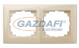 ELEKTRO-PLAST 1472-41 "Sentia" kettes keret, krém, IP44, 250V, 10A