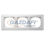 ELEKTRO-PLAST 1473-00 "Sentia" univerzális hármas keret, fehér, IP20, 250V, 10A