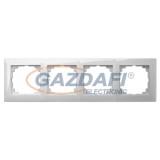 ELEKTRO-PLAST 1474-00 "Sentia" univerzális négyes keret, fehér, IP20, 250V, 10A