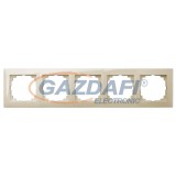ELEKTRO-PLAST 1475-01 "Sentia" univerzális ötös keret, krém, IP20, 250V, 10A