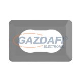 ELEKTRO-PLAST 2100-28 univerzális tapétavédő kettes keret, grafit, 131x203x3mm