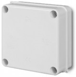 ELEKTRO-PLAST EP-0250-04 kötődoboz sima oldalfallal, 135x135x62mm, szürke, IP55