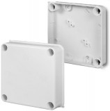 ELEKTRO-PLAST EP-0251-04 kötődoboz sima oldalfallal, 135x135x40mm, szürke, IP55