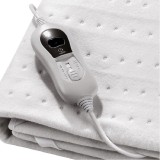 Elektromos ágymelegítő – 150x80cm, fehér, 60W