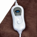 Elektromos ágymelegítő – 160x120cm, barna, 120W