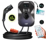 Elektromos autó töltőállomás, Fali töltő 22Kw Type2 PNI KW22-BT RFID