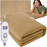 Elektromos fűthető takaró 180x130cm bézs Ruhhy 26224