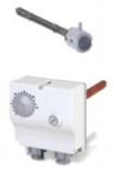 Elektromos fűtőbetét 230V 4500W Tesy fűtőpatron külső termosztáttal 1½" azaz 6/4" 800–2000 literes bojlerekhez és puffer tartályokhoz cekász 4,5 kW