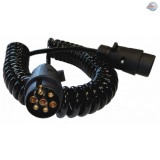 Elektromos kábel 12V 7pólus spirál (X3560)