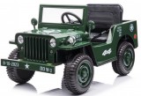 Elektromos Kisautó-JEEP WILLYS-re hasonlító-4 kerék meghajtás-2.4 GHz-es Távirányító-Nyitható Motorháztető és Csomagtartó-EVA Kerék-Műbőr Ülés-Lengéscsillapító-Keki