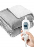 Elektromos melegítő takaró 180x130 cm, nagy méretű, időzítővel és távirányítóval