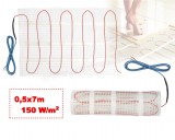 Elektromos padlófűtés, fűtőszőnyeg járólap alá 0,5x7m 525Watt HOME FHC035