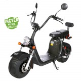 Elektromos Robogó-Chopper Roller 1500W-Hecht Cocis Zero Fekete-3 év jótállással-Országos Szervízhálózat