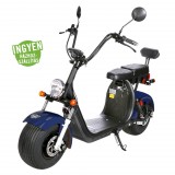 Elektromos Robogó-Chopper Roller 1500W-Hecht Cocis Zero Kék-3 év jótállással-Országos Szervizhálózat