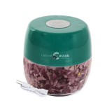 Elektromos zöldségaprító hagyma fokhagyma fűszernövények - Gyors és egyszerű zöldségvágó otthoni használatra.