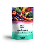 Élelmi rost, liofilizált gyümölcs, zöldség és gyógynövény italpor LioGreens 400 g - Life Spirit