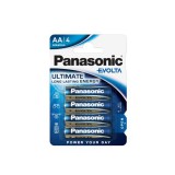 Elem, AA ceruza, 4 db, PANASONIC Evolta (PEEVAA4)