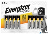 Elem, AA ceruza, 8 db, ENERGIZER 'Alkaline Power'