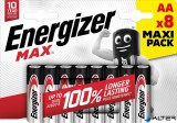 Elem, AA ceruza, 8 db, ENERGIZER "Max"