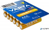 Elem, AAA mikro, 12 db, VARTA 'Longlife'