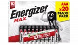 Elem, AAA mikro, 20 db, ENERGIZER Max (EEAAA20MA)