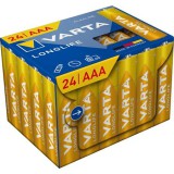 Elem, AAA mikro, 24 db, műanyagmentes, VARTA "Longlife"