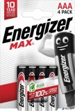 Elem, AAA mikro, 4 db, ENERGIZER 'Max'
