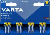 Elem, AAA mikro, 8 db, VARTA "Longlife Power"