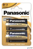 Elem, D góliát, 2 db, PANASONIC 'Alkaline power'